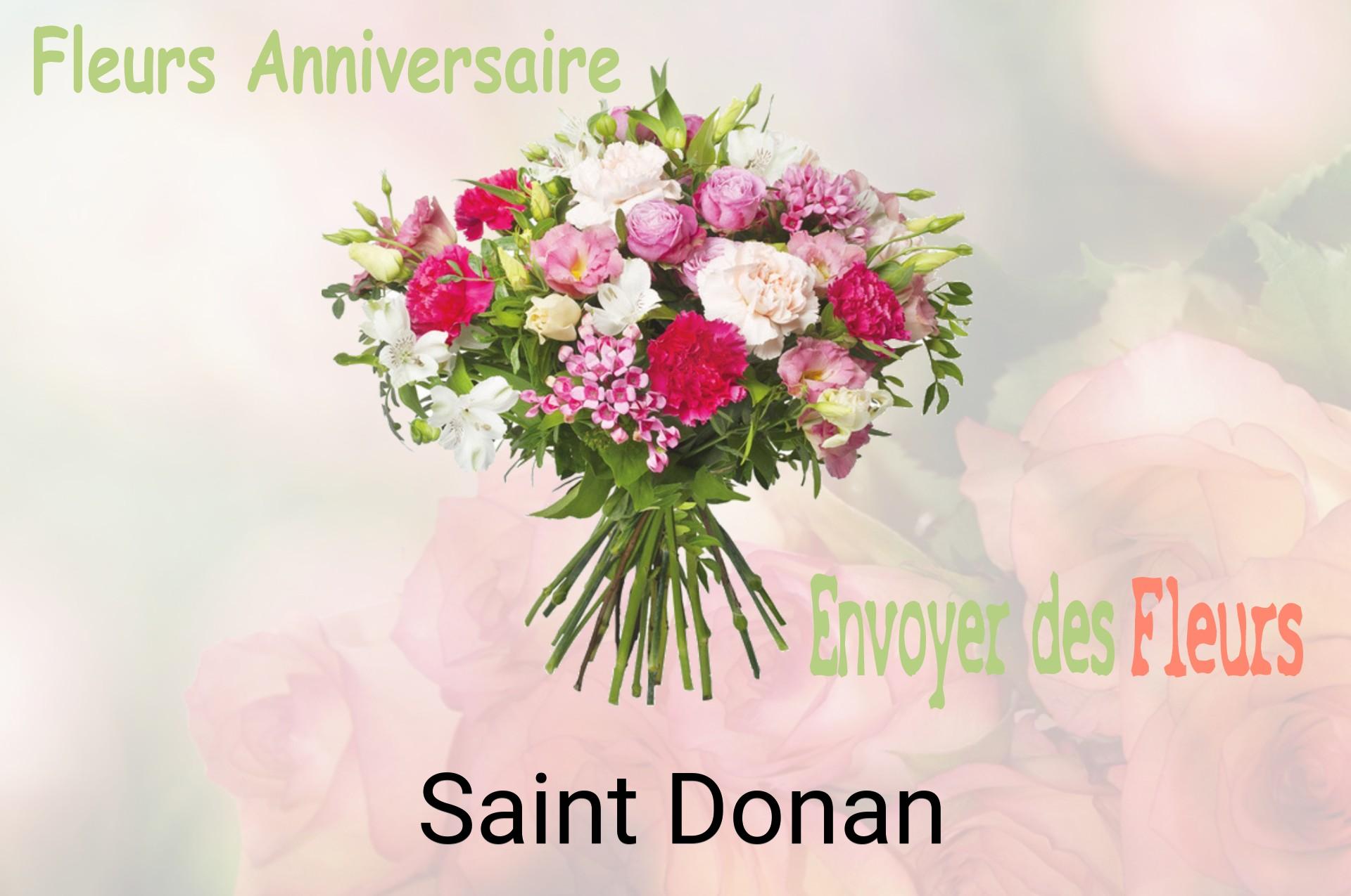 Bouquet de fleurs d’anniversaire livré à Saint-Donan